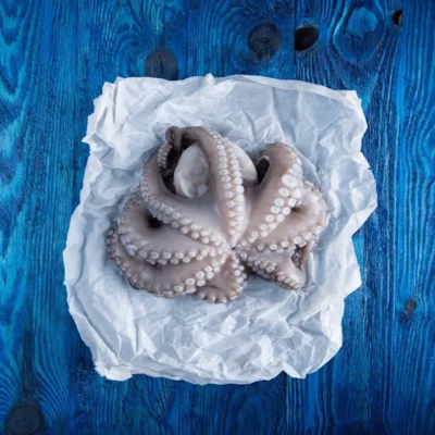 ОКТОПОД ЦВЕТЕ IQF - Индонезия глазировка: 15% (Octopus Vulgaris)